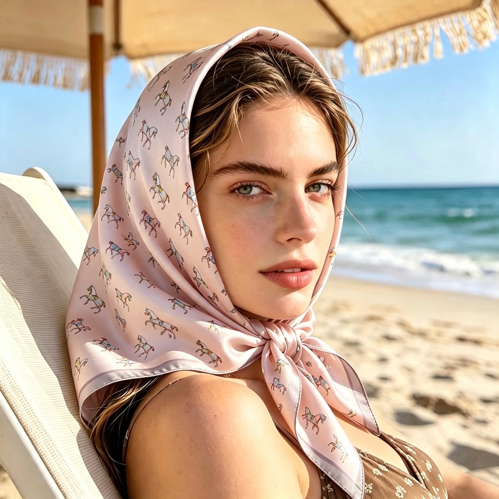 Summer Women's Imitation Silk  - Headband Summer Knit recension och pris