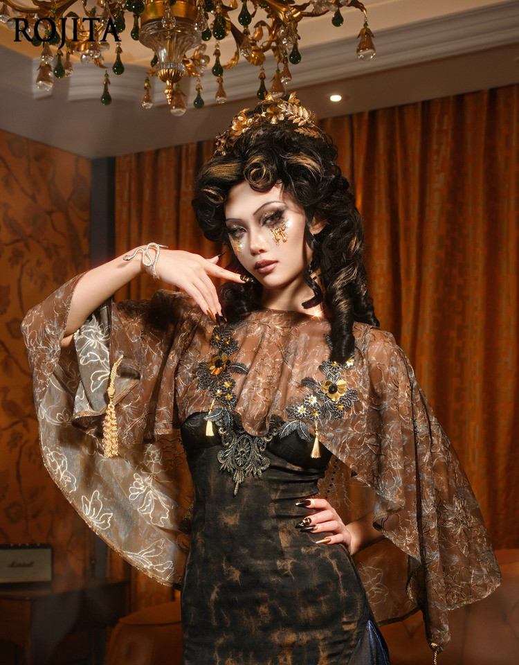 Brown Floral Sheer Kimono Cove - Kimono Sheer Floral recension och pris