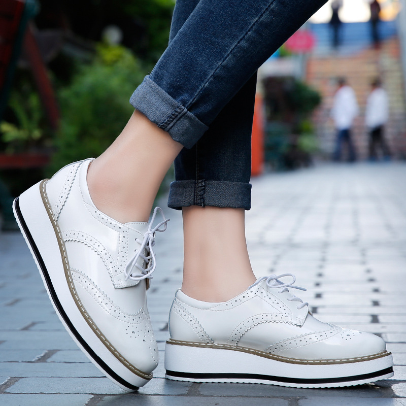 Women Loafers Shoes Leather Th - Wedge Espadrille Women recension och pris