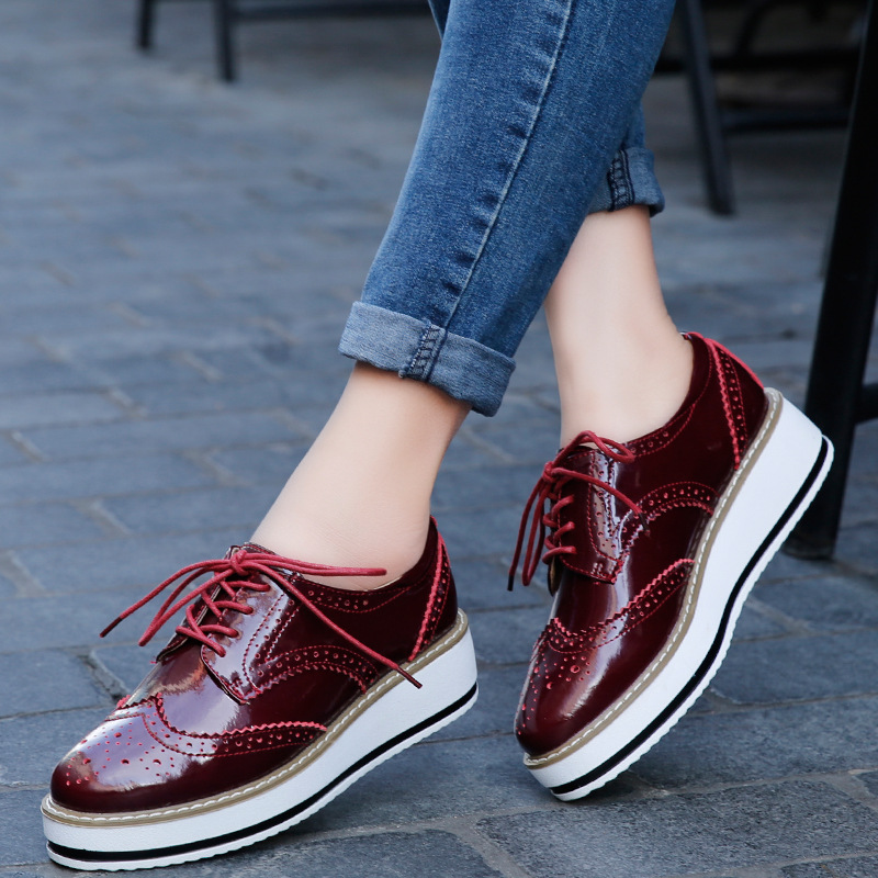 Women Loafers Shoes Leather Th - Wedge Espadrille Women recension och pris