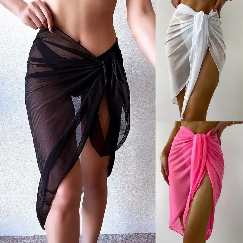Summer Beach Dress Wrap Sheer  - Cover Up Kaftan recension och pris