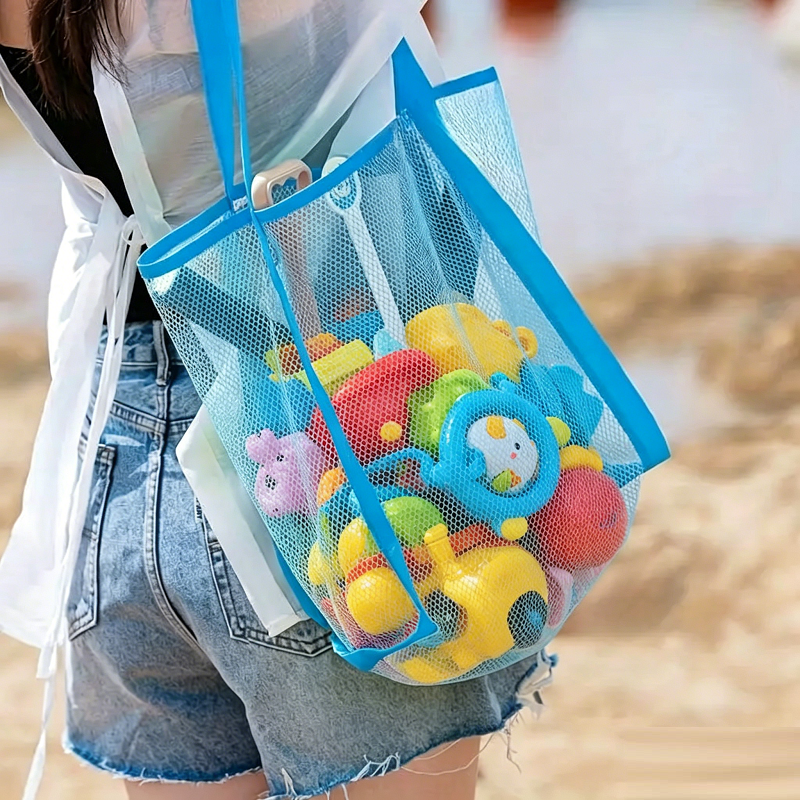 Multicolor Swimming Large Mesh - Tote Bag Beach recension och pris