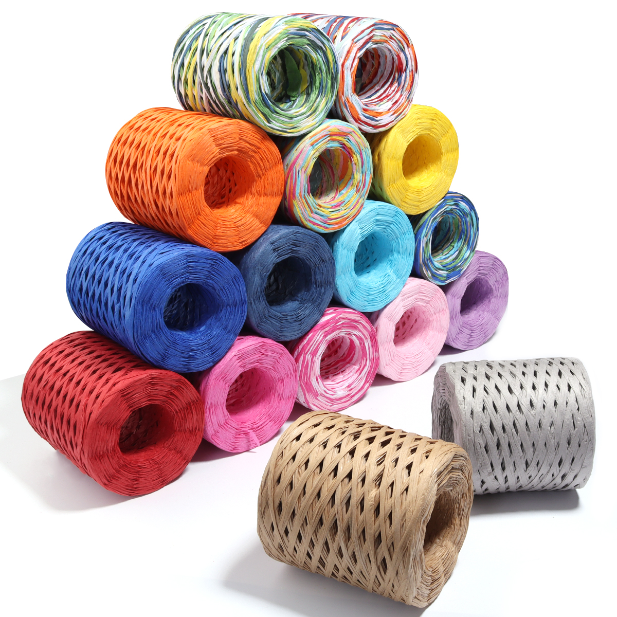 80-200M/Roll 4mm Colored Raffi - Crochet Bag Raffia recension och pris